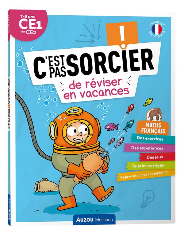 Cahier de vacances : C'est pas sorcier de réviser en vacances ; du CE1 au CE2