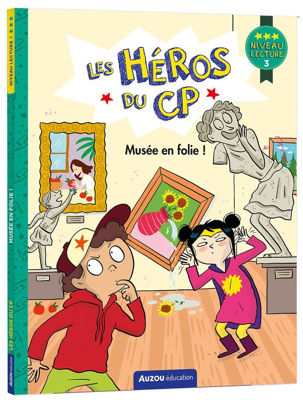 Les héros du CP ; niveau 3 ; Musée en folie !