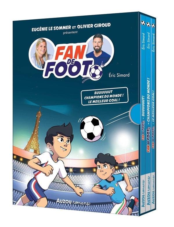 Coffret bibliotheque 2 - fan de foot - tomes 4 a 6