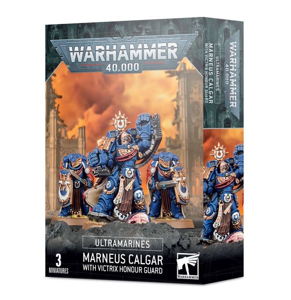 Marneus Calgar avec Garde d'Honneur Victrix