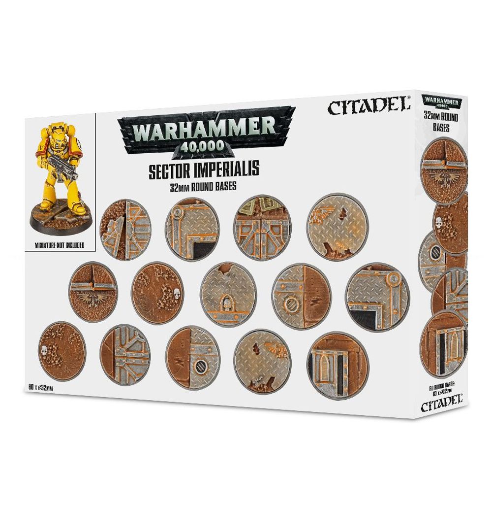 SECTOR IMPERIALIS: 32MM ROUND BASES