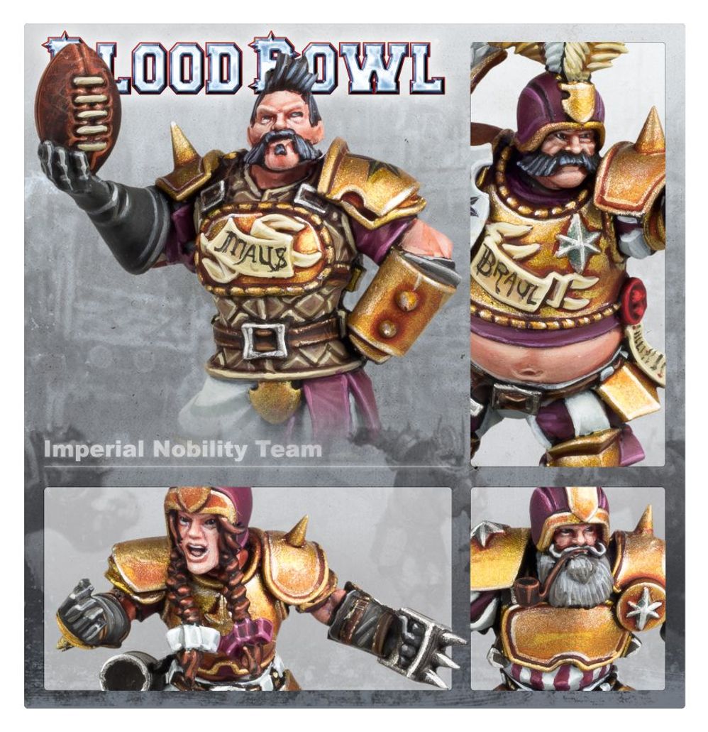 Équipe de la Noblesse Impériale pour Blood Bowl: les Bögenhafen Barons