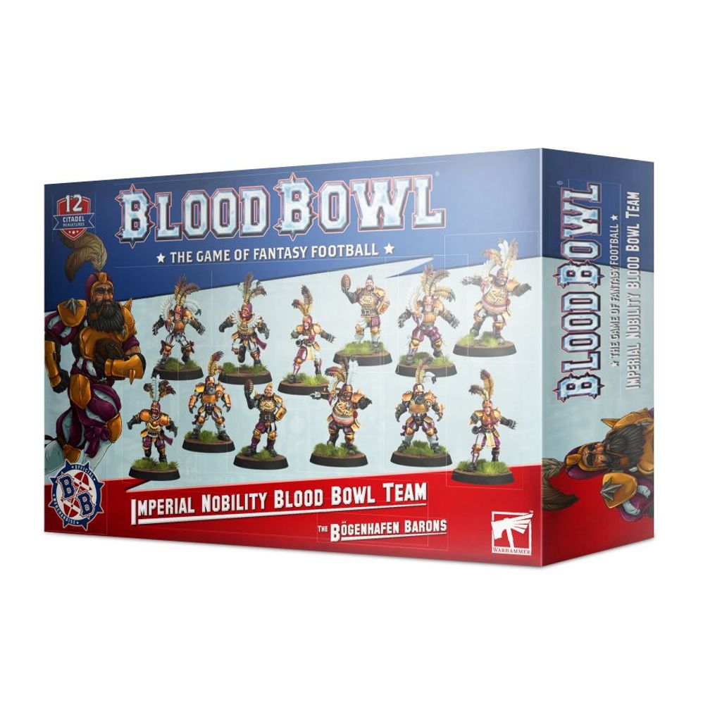 Équipe de la Noblesse Impériale pour Blood Bowl: les Bögenhafen Barons