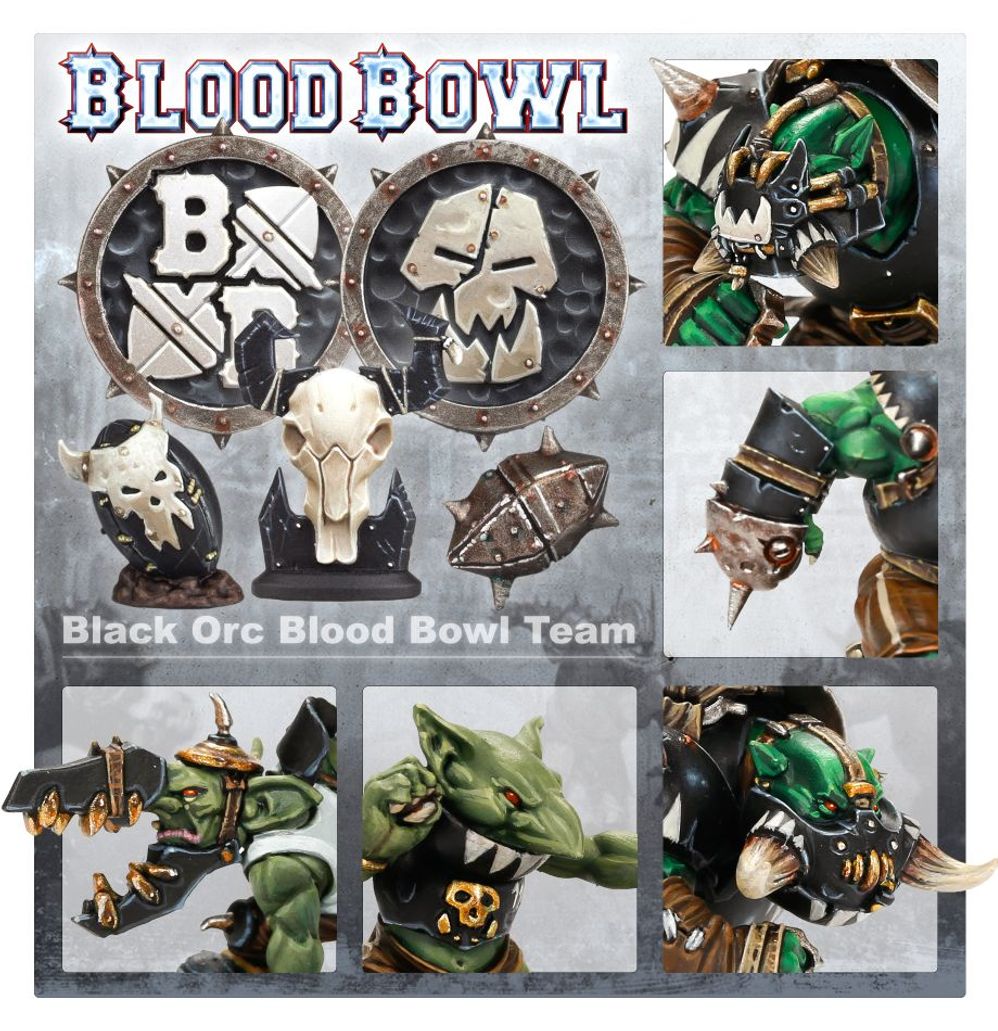 Équipe d'Orques Noirs pour Blood Bowl: les Thunder Valley Greenskins