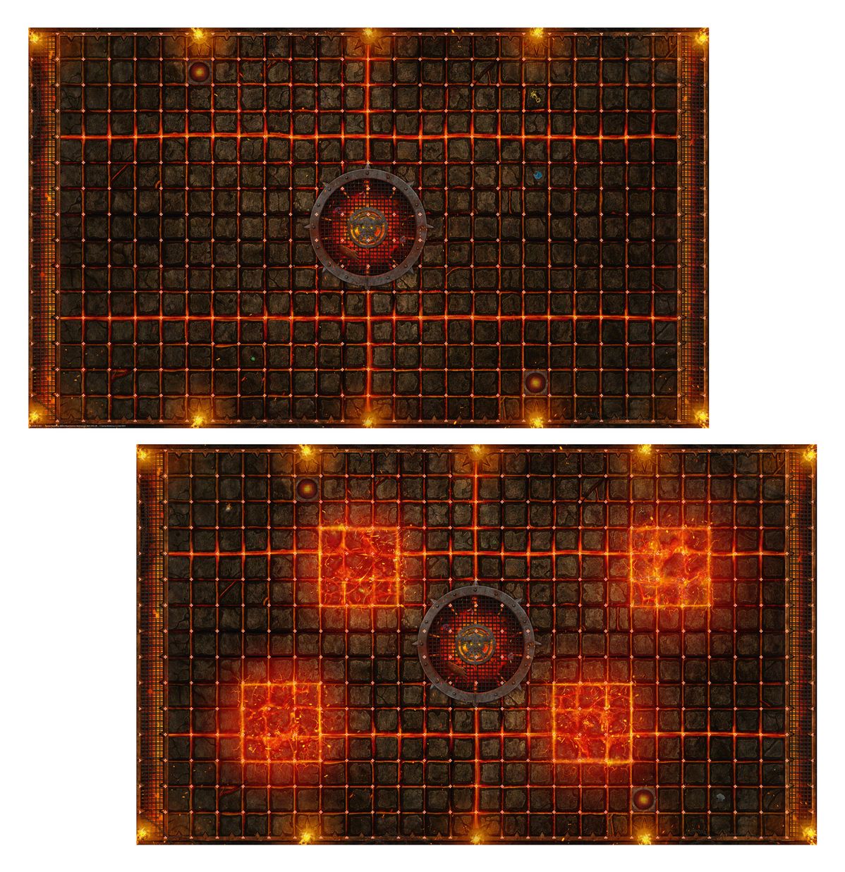 BB: CHAOS DWARF TEAM PITCH & DUGOUTS