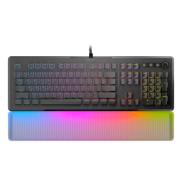 Roccat - Clavier de jeu RGB optique Vulcan II Max Noir - Disposition Qwerty US