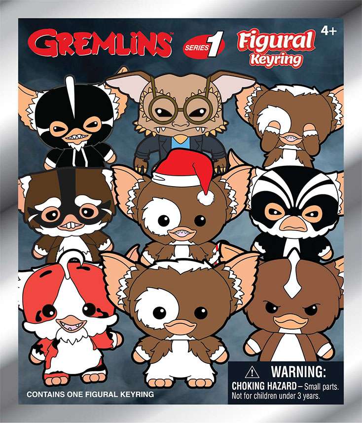 Gremlins - Assortiment en blind box de figurines de sac de collection Gremlins en mousse (Série 1) (24 pcs)