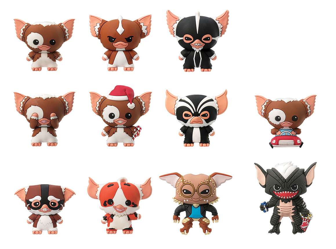 Gremlins - Assortiment en blind box de figurines de sac de collection Gremlins en mousse (Série 1) (24 pcs)