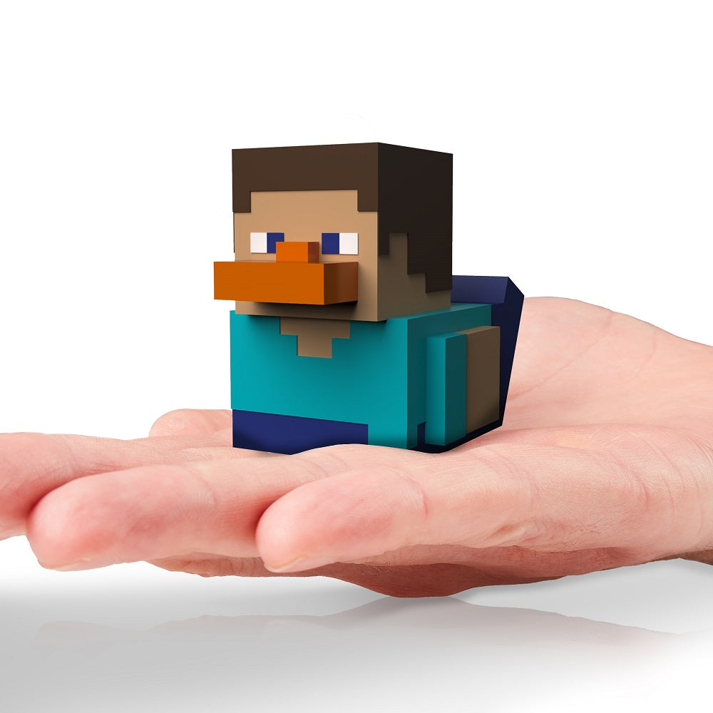 Numskull - Mini TUBBZ Canard de bain - Minecraft - Steve (Édition baignoire) - 8cm