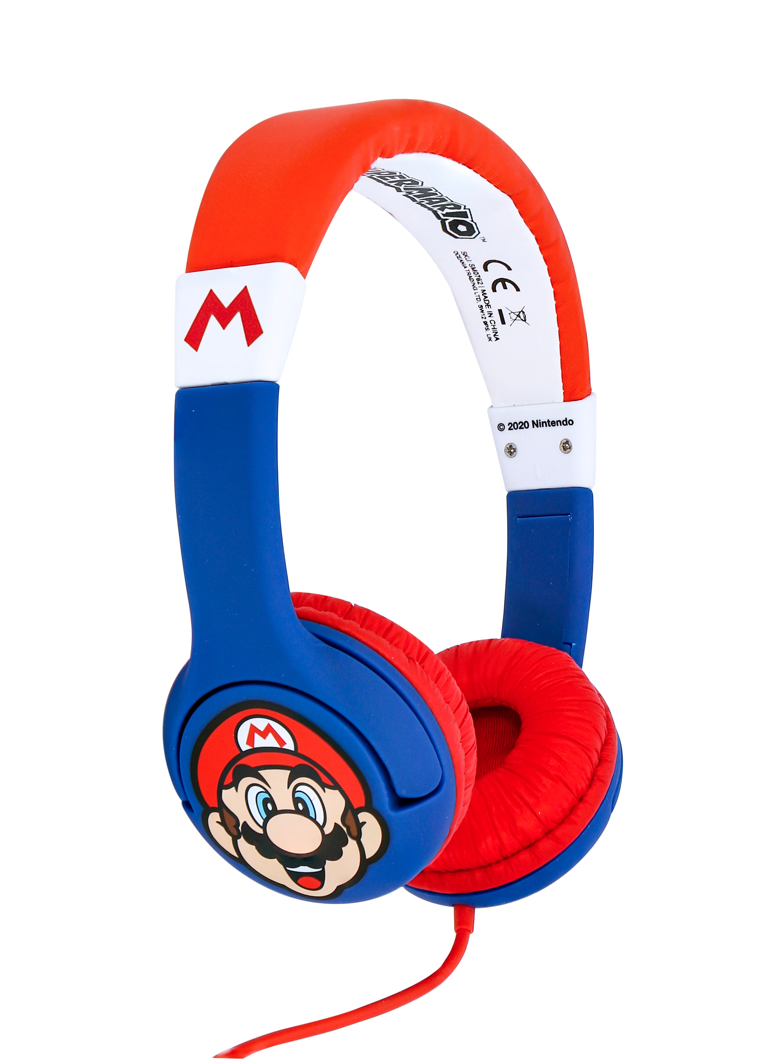 Super Mario - Casque audio Mario pour enfants