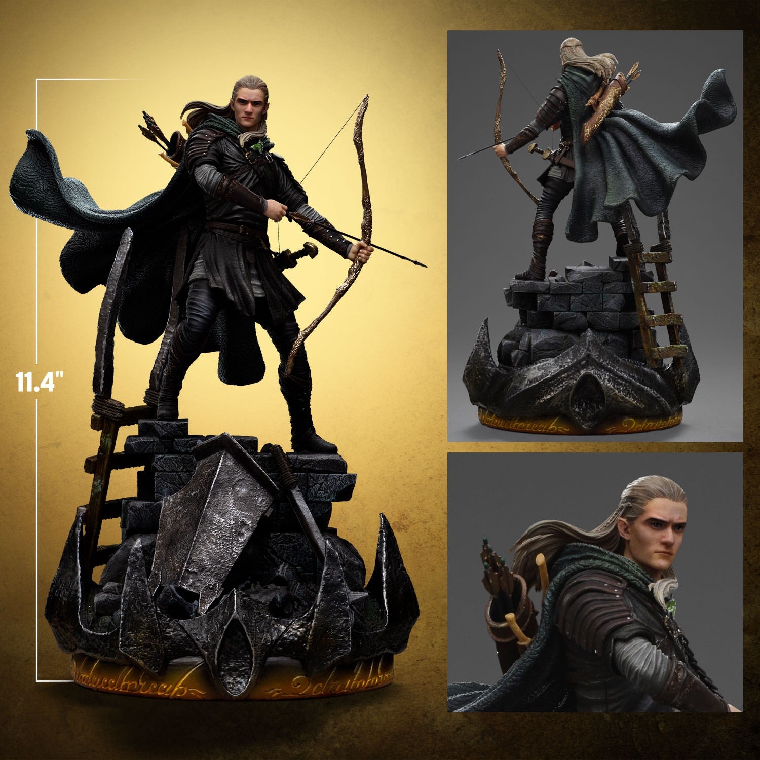 Iron Studios - Art Scale 1/10 - The Lord of the Rings - Legolas Unleashed Statue 29cm