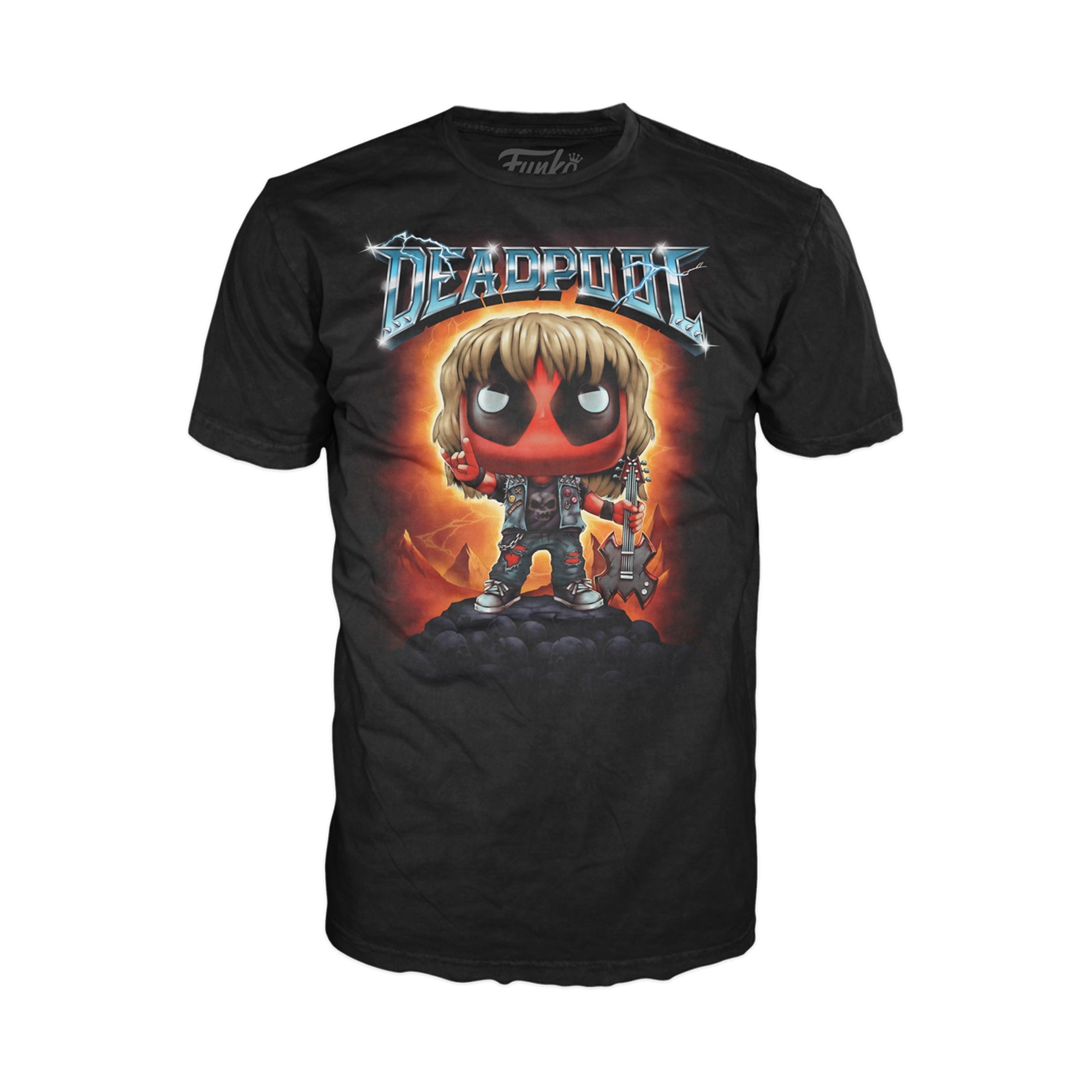 Funko Pop! & Tee: Marvel - Deadpool - Heavy Metal - XL