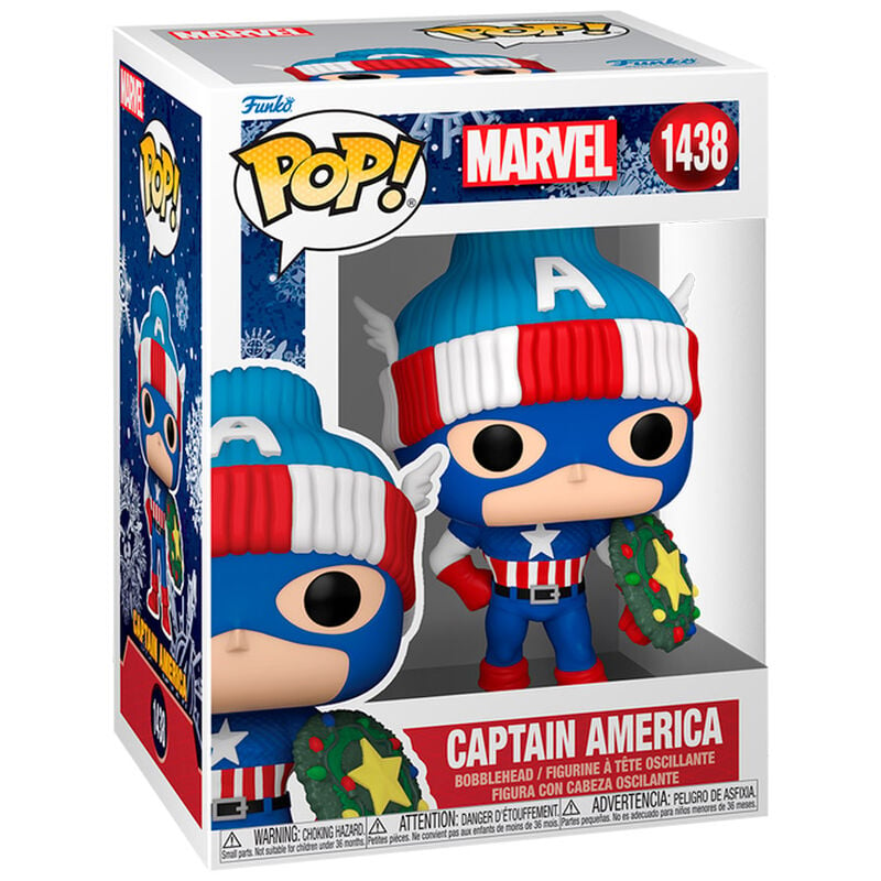 Funko Pop! Marvel: Holiday - Captain America