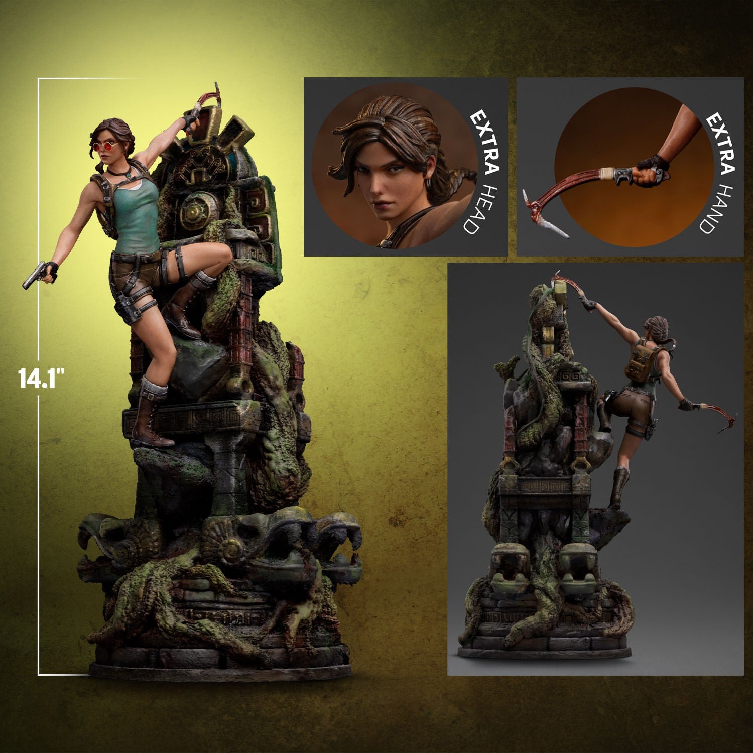 Iron Studios - Deluxe Art Scale 1/10 - Tomb Raider - Lara Croft Statue 36cm