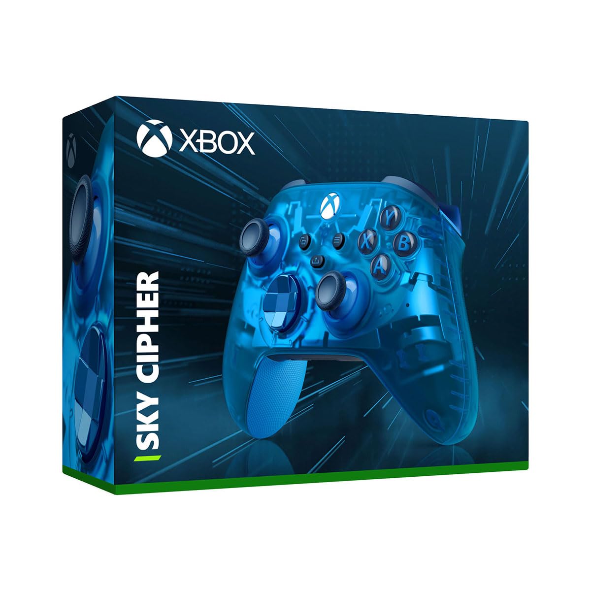 Manette sans fil Xbox Sky Cipher Special Edition pour Xbox Series X|S, Xbox One, Windows 10 et Mobile