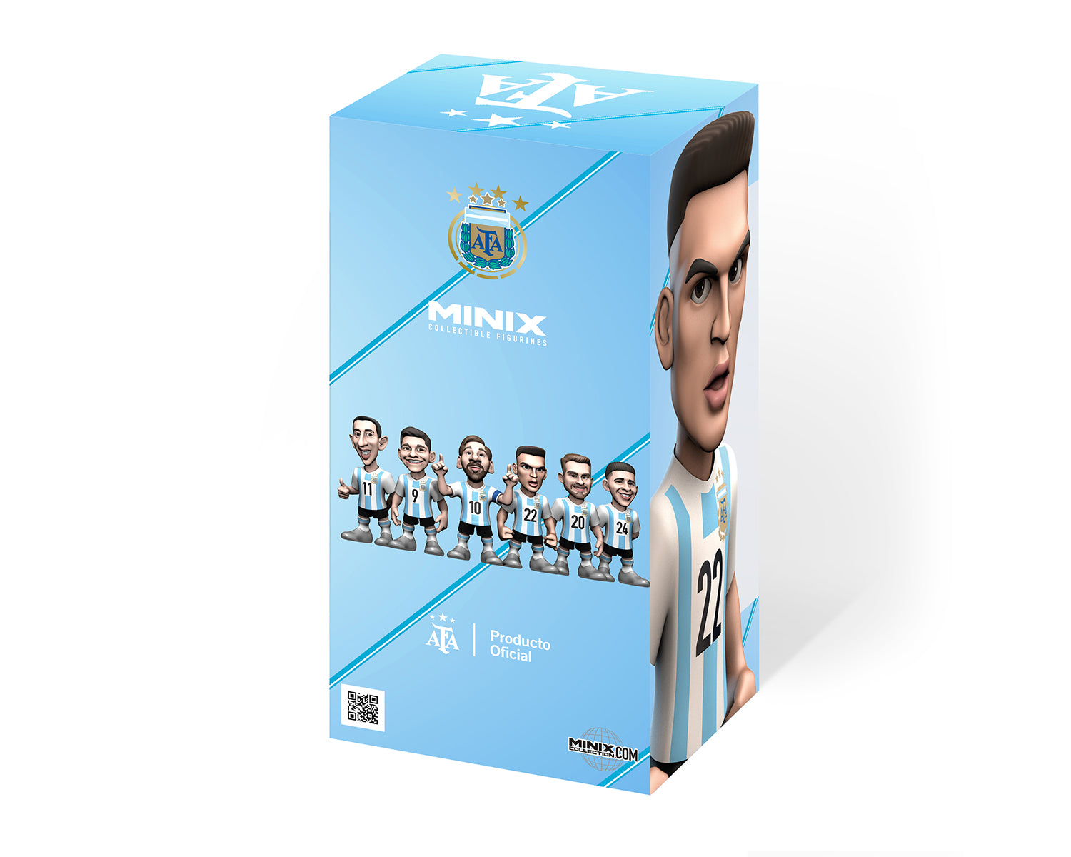 Minix - Football Stars #177 - Figurine PVC 12 cm - Argentine - Lautaro Martinez 22