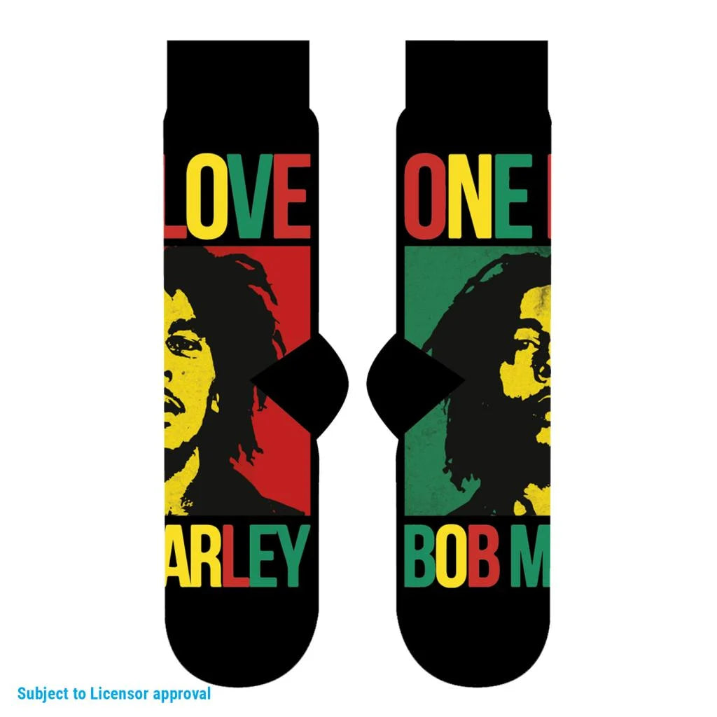 Bob Marley - Coffret cadeau avec tasse 315ml et paire de chaussette EU 41-45 "One Love"