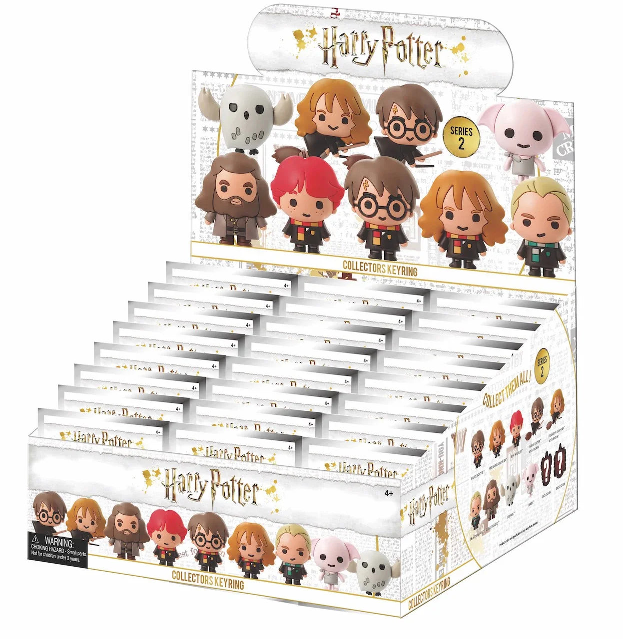 Harry Potter - Assortiment en blind box de figurines de sac de collection Harry Potter en mousse (Série 3) (24 pcs)