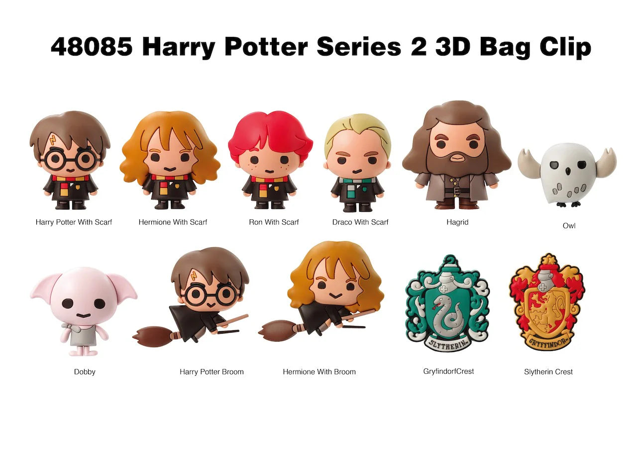 Harry Potter - Assortiment en blind box de figurines de sac de collection Harry Potter en mousse (Série 3) (24 pcs)