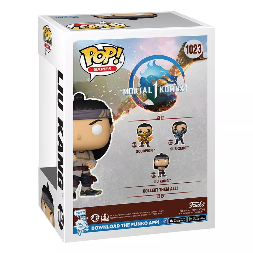 Funko Pop! Games: Mortal Kombat 1 - Liu Kang (God of Fire)