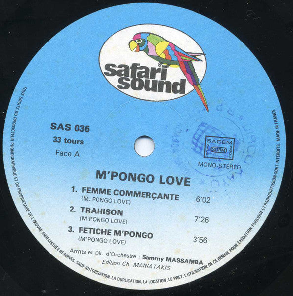 M'Pongo Love – M'Pongo Love [Vinyle 33Tours]