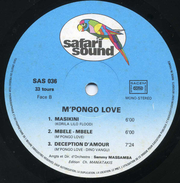 M'Pongo Love – M'Pongo Love [Vinyle 33Tours]