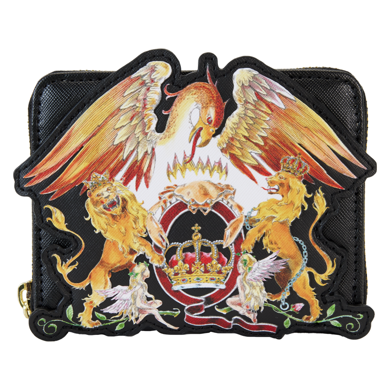 Loungefly: Queen - Queen Logo Crest Zip Around Wallet