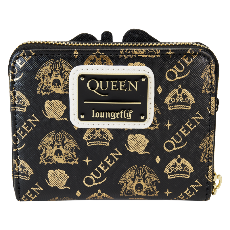 Loungefly: Queen - Queen Logo Crest Zip Around Wallet