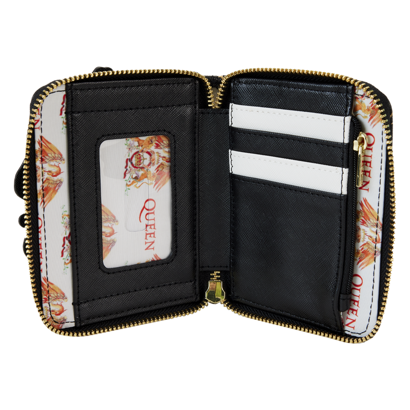 Loungefly: Queen - Queen Logo Crest Zip Around Wallet