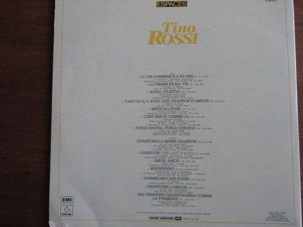 Tino Rossi – La Vie Commence À 60 Ans [Vinyle 33Tours]