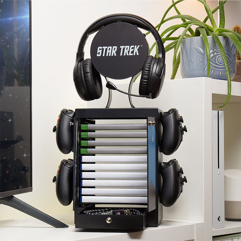 CBS - Meuble de rangement officiel Star Trek Bleu pour gamer