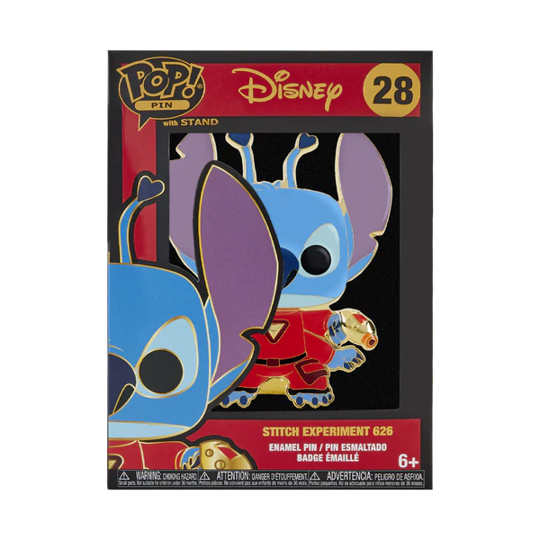 Funko Pop! Pin: Disney: Lilo and Stitch - Stitch Experiment 626 (Chance of Special Chase Edition)