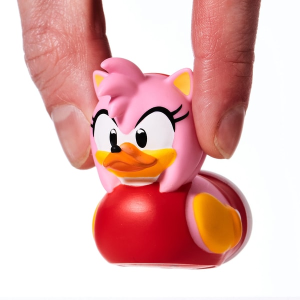 Numskull - Mini TUBBZ Canard de bain - Sonic le Hérisson - Amy Rose (Édition baignoire)