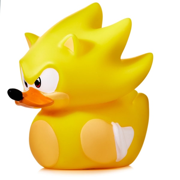 Numskull - Mini TUBBZ Canard de bain - Sonic le Hérisson - Super Sonic (Édition baignoire)