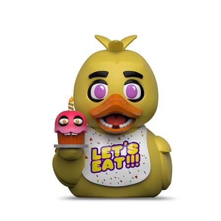 Numskull - TUBBZ Canard de bain - Five Nights at Freddy's - Chica (Première Édition) - 9cm