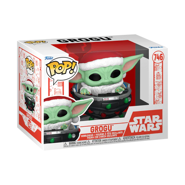 Funko Pop! Star Wars: The Mandalorian Holiday - Grogu (Pram)