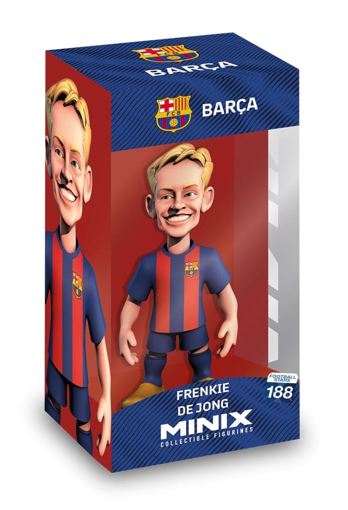 Minix - Football Stars #188 - FC Barcelone - Frenki de Jong #21 Statue 12cm