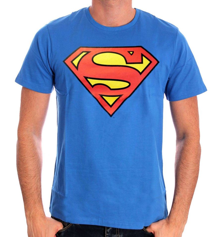 DC Comics - Superman Classic Logo Blue T-Shirt - XL