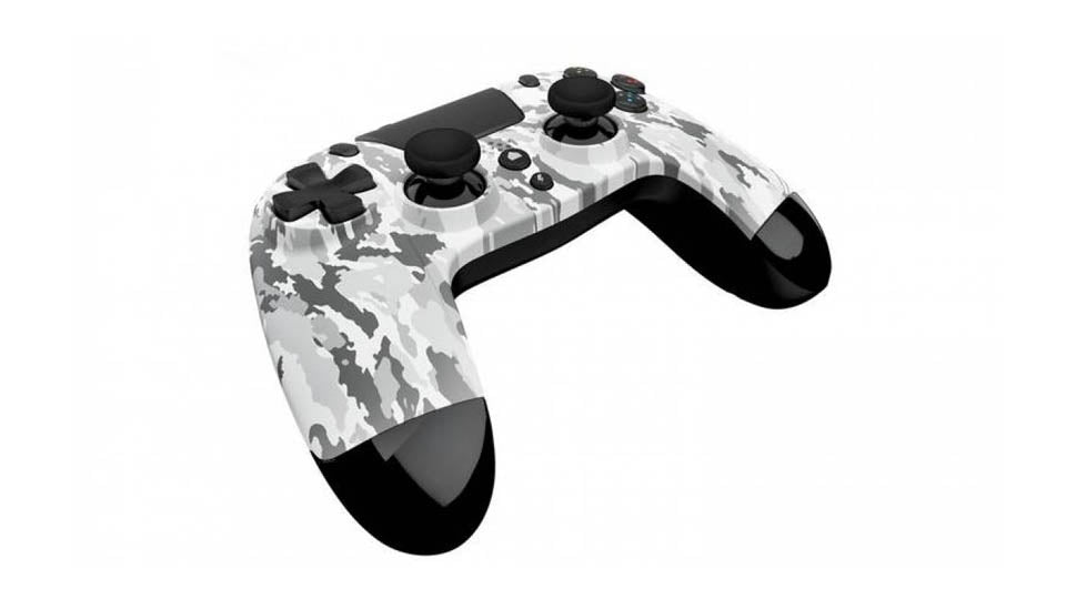 Gioteck - Manette filaire premium VX4 Camouflage Arctique pour PS4 et PC