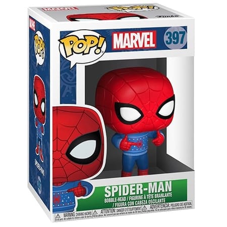 Funko Pop! Marvel: Holiday Spider-Man (with Ugly Sweater)