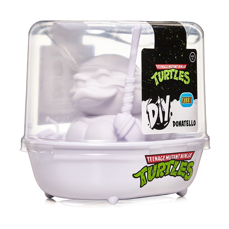 Numskull - TUBBZ Canard de bain - Les Tortues Ninja - Donatello (Édition DIY) - 9cm