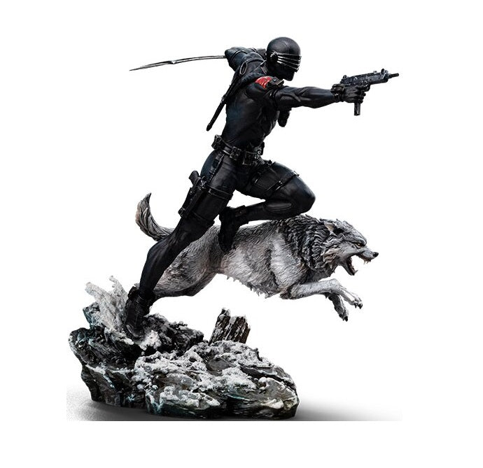 Iron Studios - Art Scale 1/10 - G.I. Joe - Snake Eyes et Timber Statue 22cm