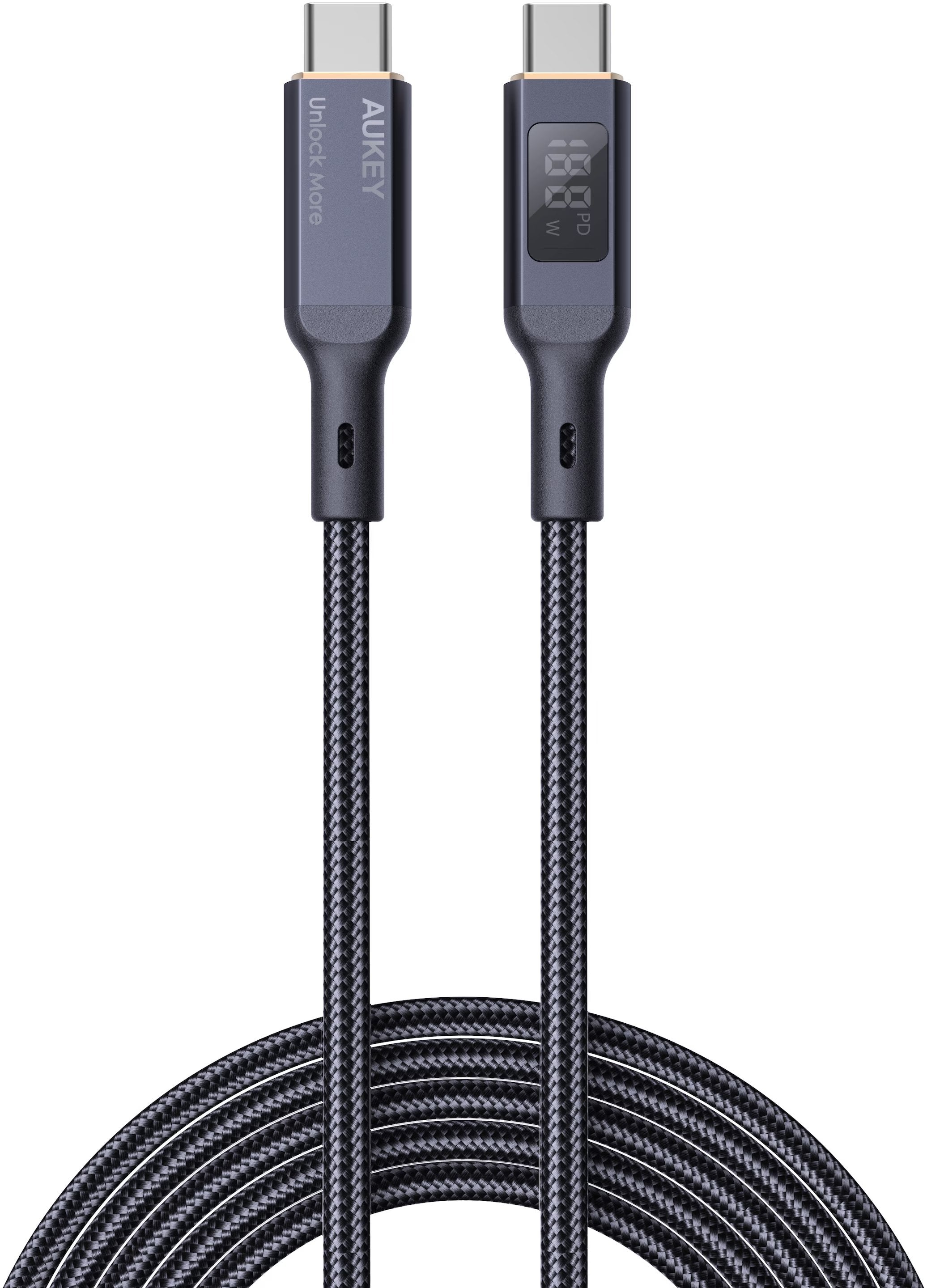 Aukey - Câble USB-C vers USB-C LCD Display