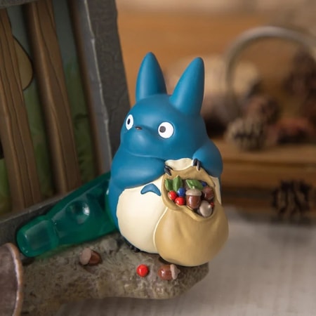 Kiki la petite sorcière - Cadre diorama Totoro & la maison des Kusakabe