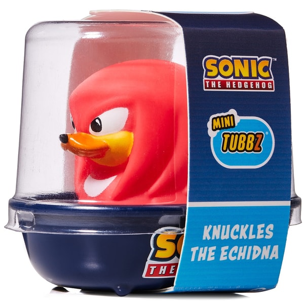 Numskull - Mini TUBBZ Canard de bain - Sonic le Hérisson - Knuckles (Édition baignoire)