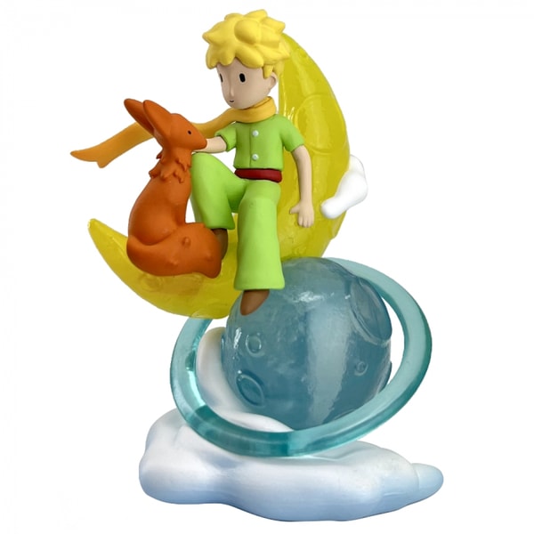 Plastoy - Le Petit Prince - Le Petit Prince et le Renard sur la lune Figurine