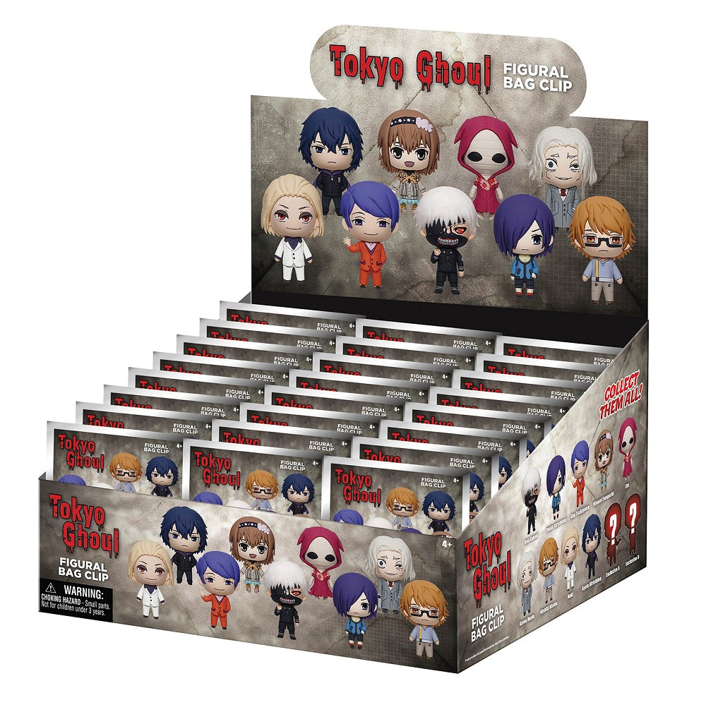 Tokyo Ghoul - Assortiment en blind box de figurines de sac de collection en mousse (Série 2) (24 pcs)