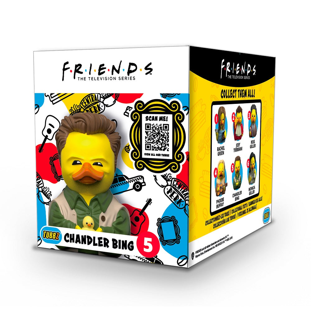 Numskull - Best of TUBBZ Boîte Canard de bain - Friends - Chandler Bing - 9cm