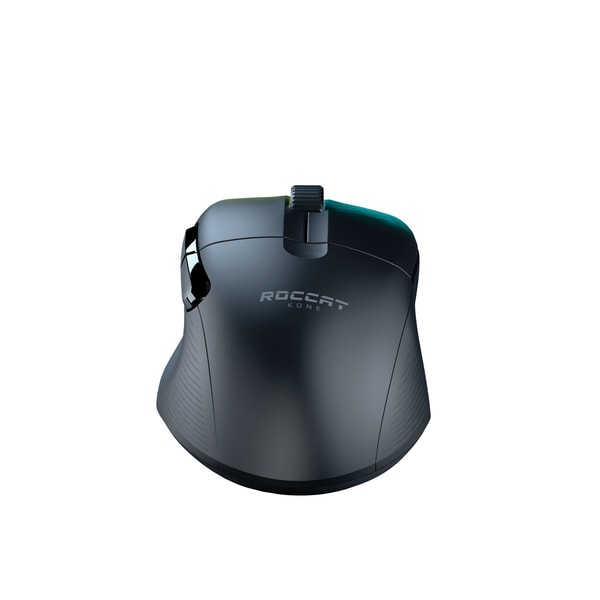 Roccat - Souris de jeu sans-fil optique RGB hyperlégère, ergonomique et ultraperformante Kone Pro Air Noire