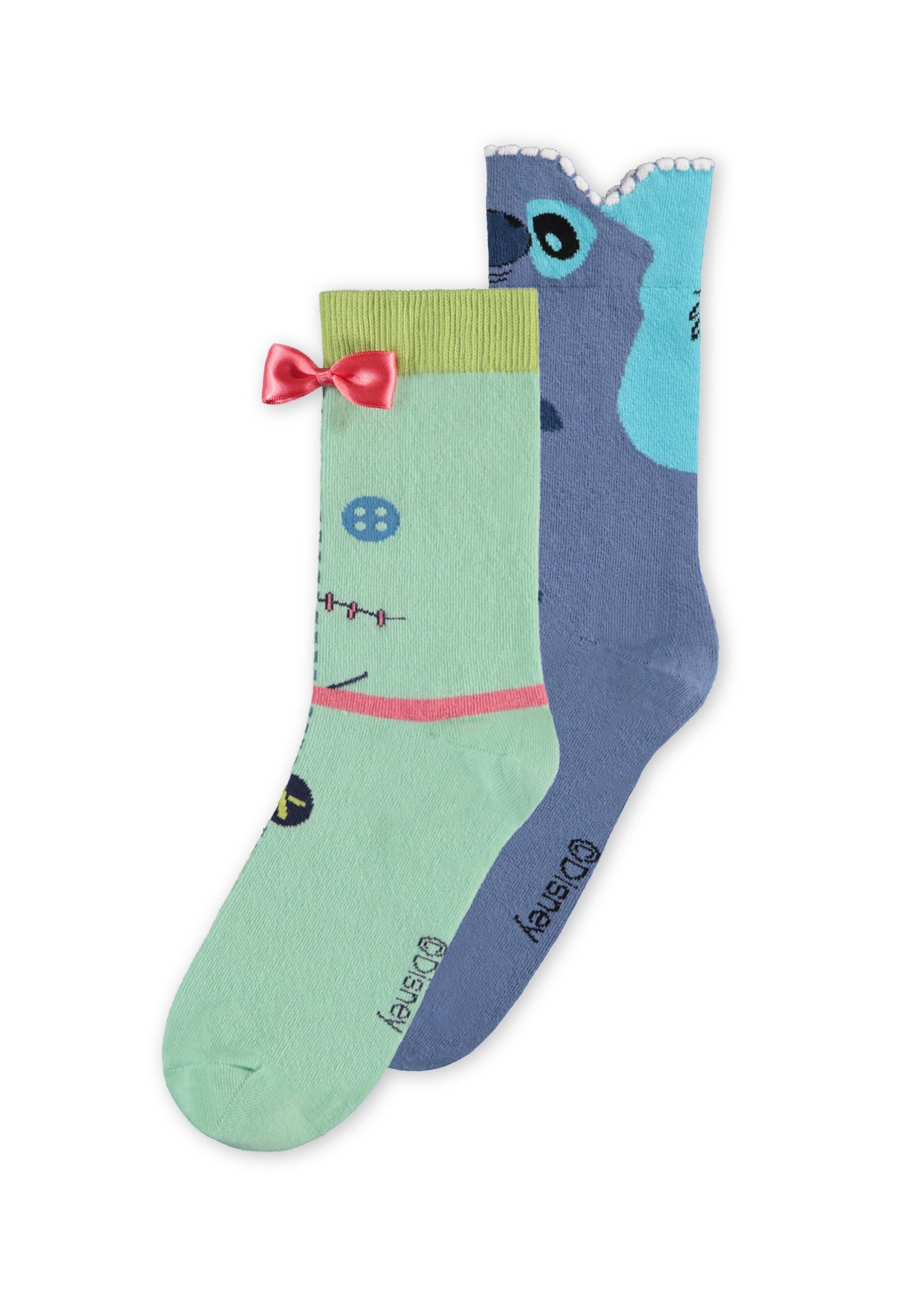 Disney - Lilo et Stitch - Pack de 2 paires de chaussettes (Taille 35/38)